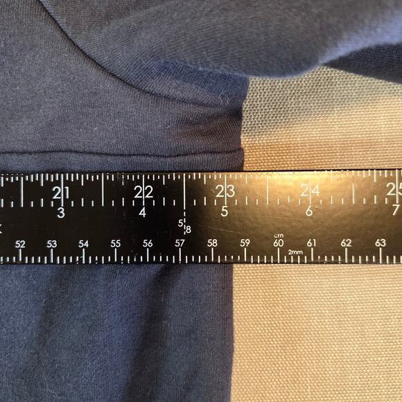 RVCA Full Zip Jacket XL Navy Cotton Blend Logo Streetwear - Picture 9 of 12